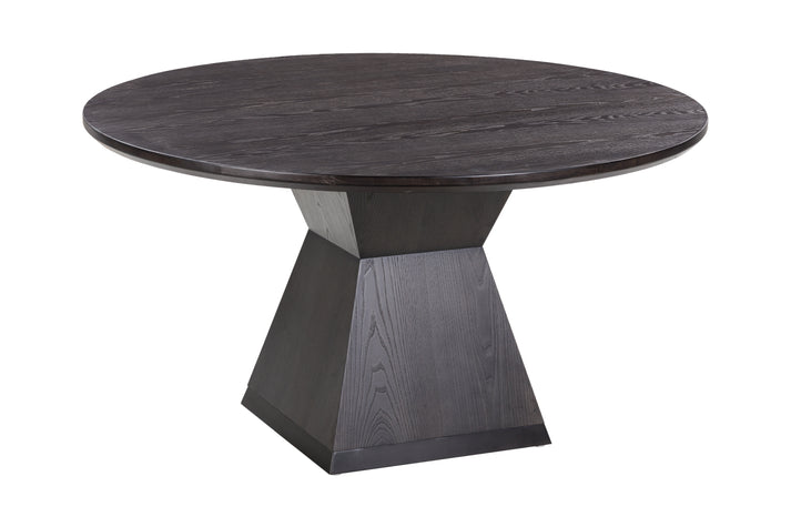 Nolan Black Round Wood Dining Table