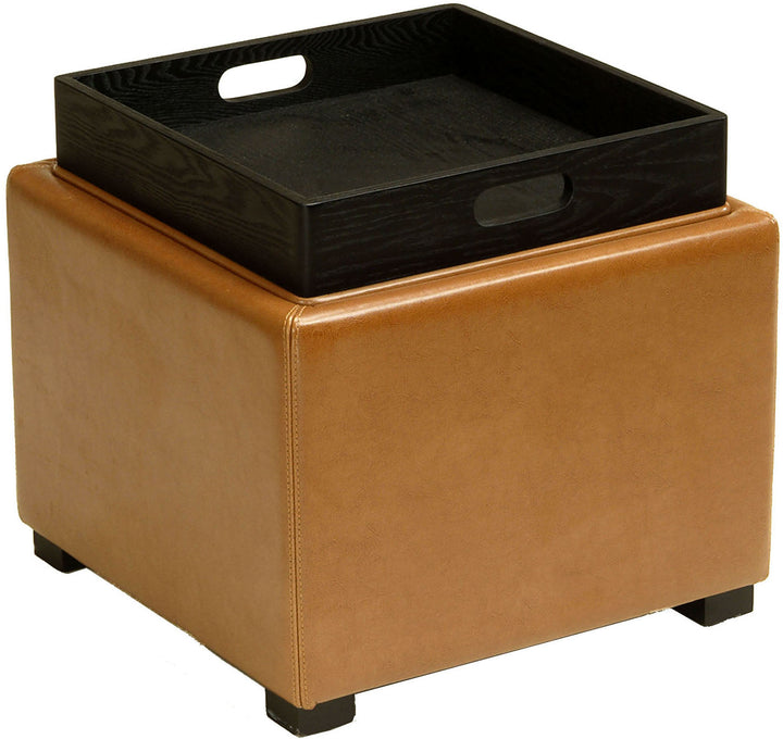 Bobbi Tray Storage Ottoman