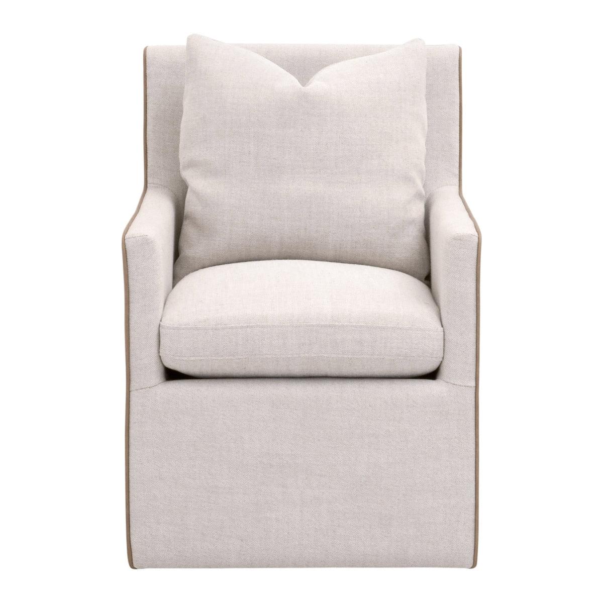 Essentials For Living - Harmony Arm Chair With Casters - 6492UP.BIS/IVT | American Home Furniture