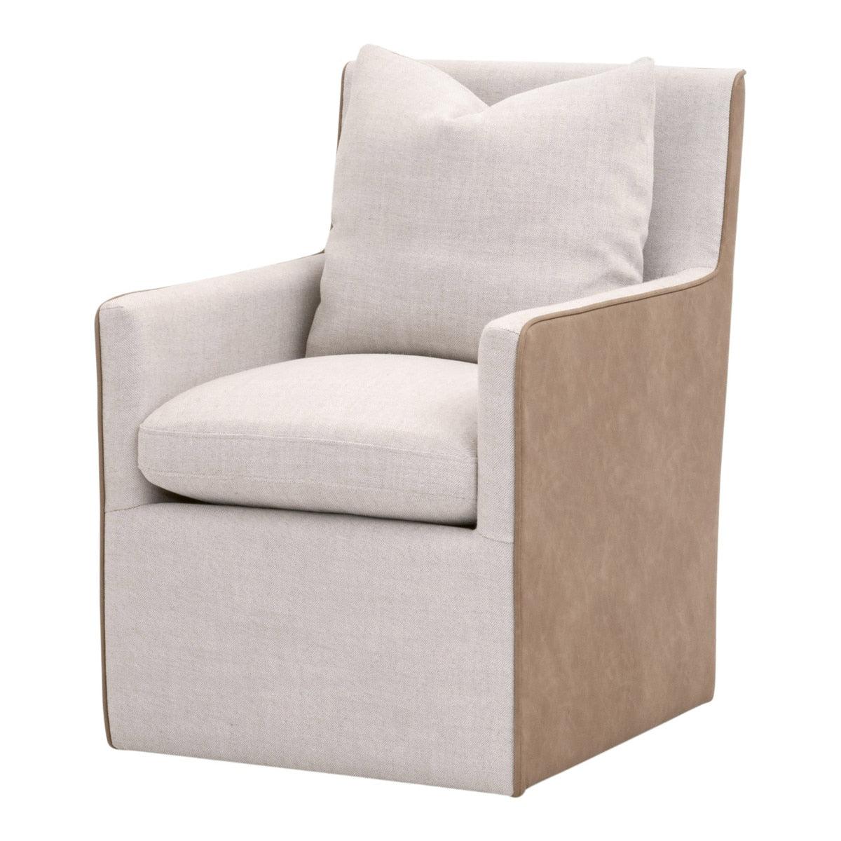 Essentials For Living - Harmony Arm Chair With Casters - 6492UP.BIS/IVT | American Home Furniture
