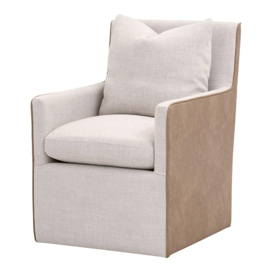 Essentials For Living - Harmony Arm Chair With Casters - 6492UP.BIS/IVT | American Home Furniture
