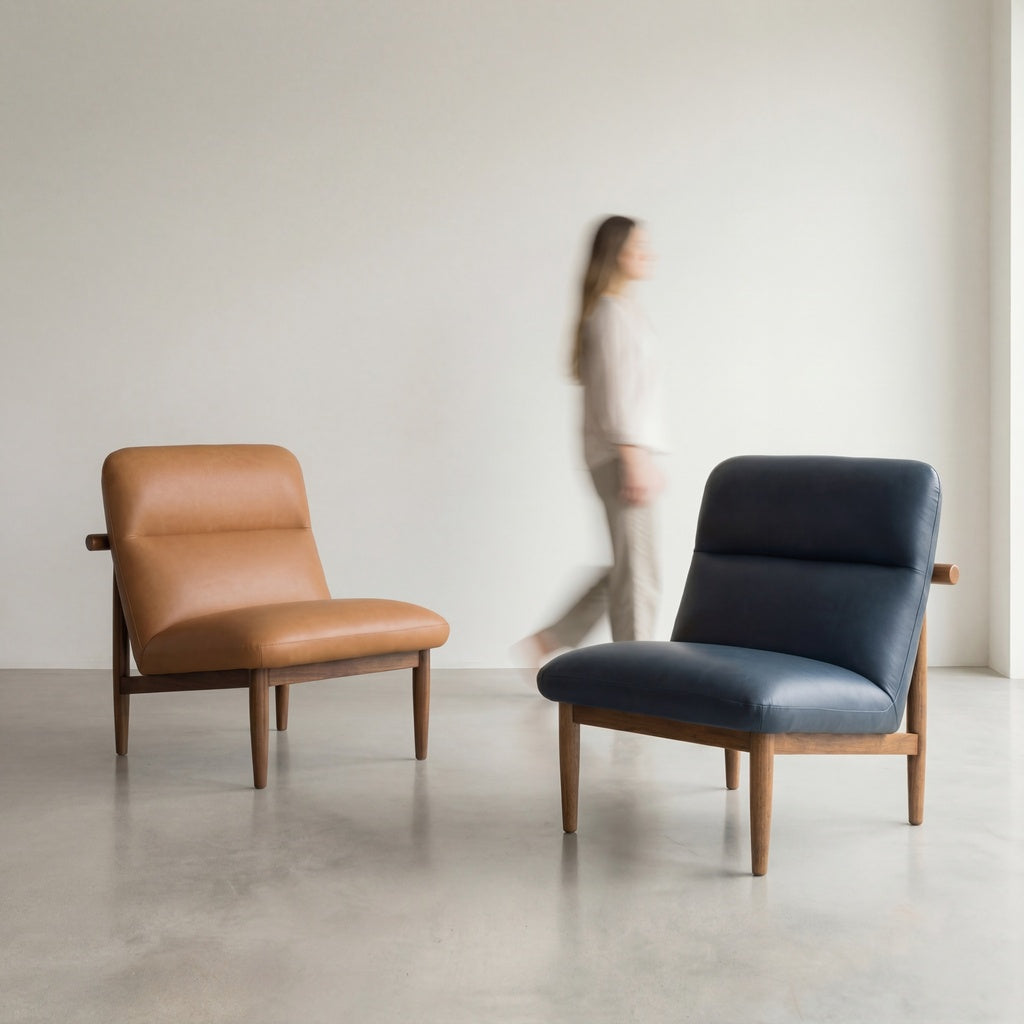 Hudson Leather Accent Chair