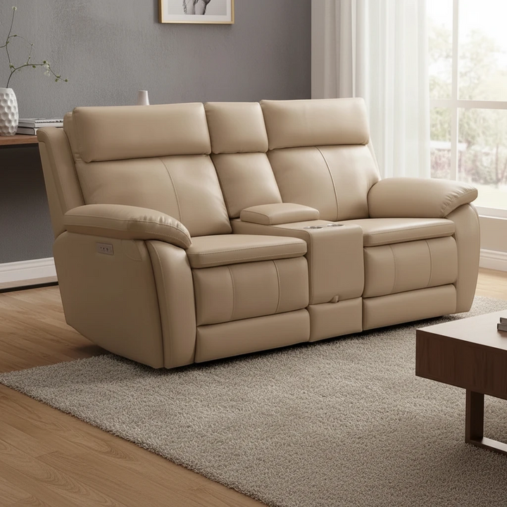Huntley Zero Gravity Power Reclining Console Loveseat