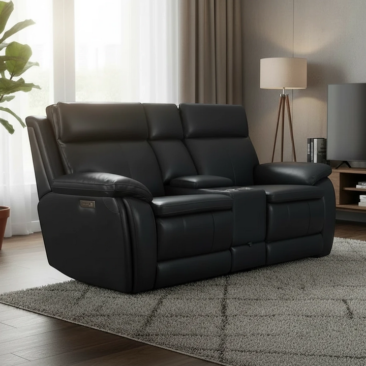 Huntley Zero Gravity Power Reclining Console Loveseat