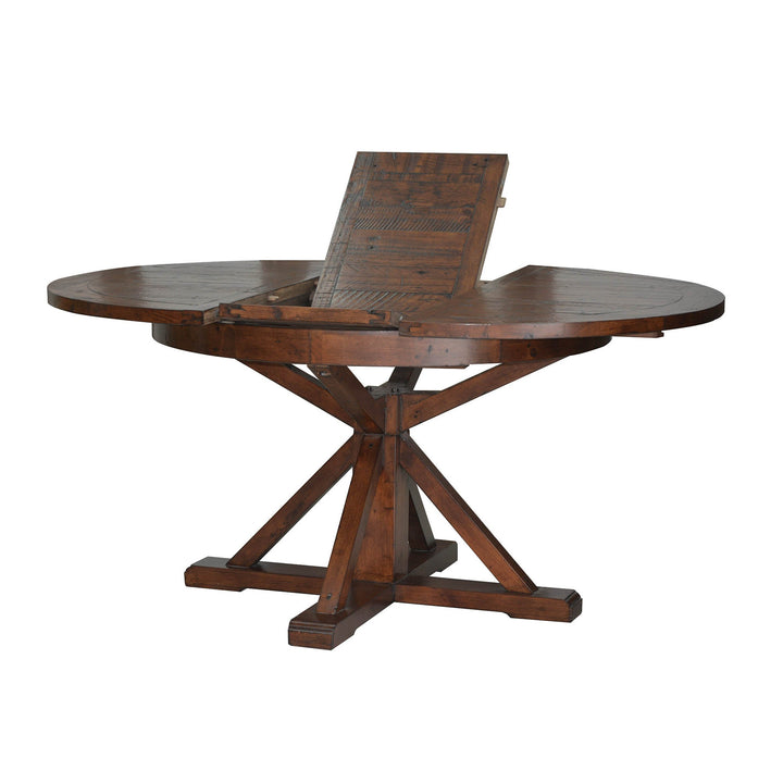 Irish Coast Round 47/63" Extension Dining Table - African Dusk