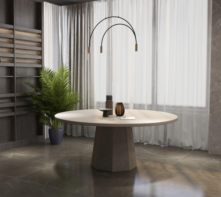 IE Series - Kaia Round Dining Table - AmericanHomeFurniture