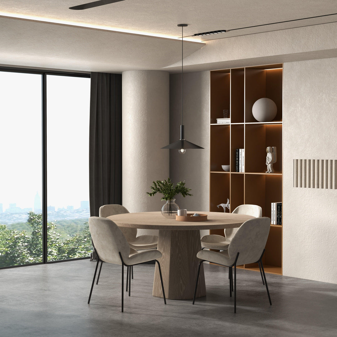 IE Series - Kaia Round Dining Table - AmericanHomeFurniture