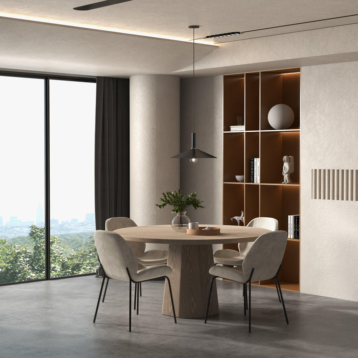 IE Series - Kaia Round Dining Table - AmericanHomeFurniture