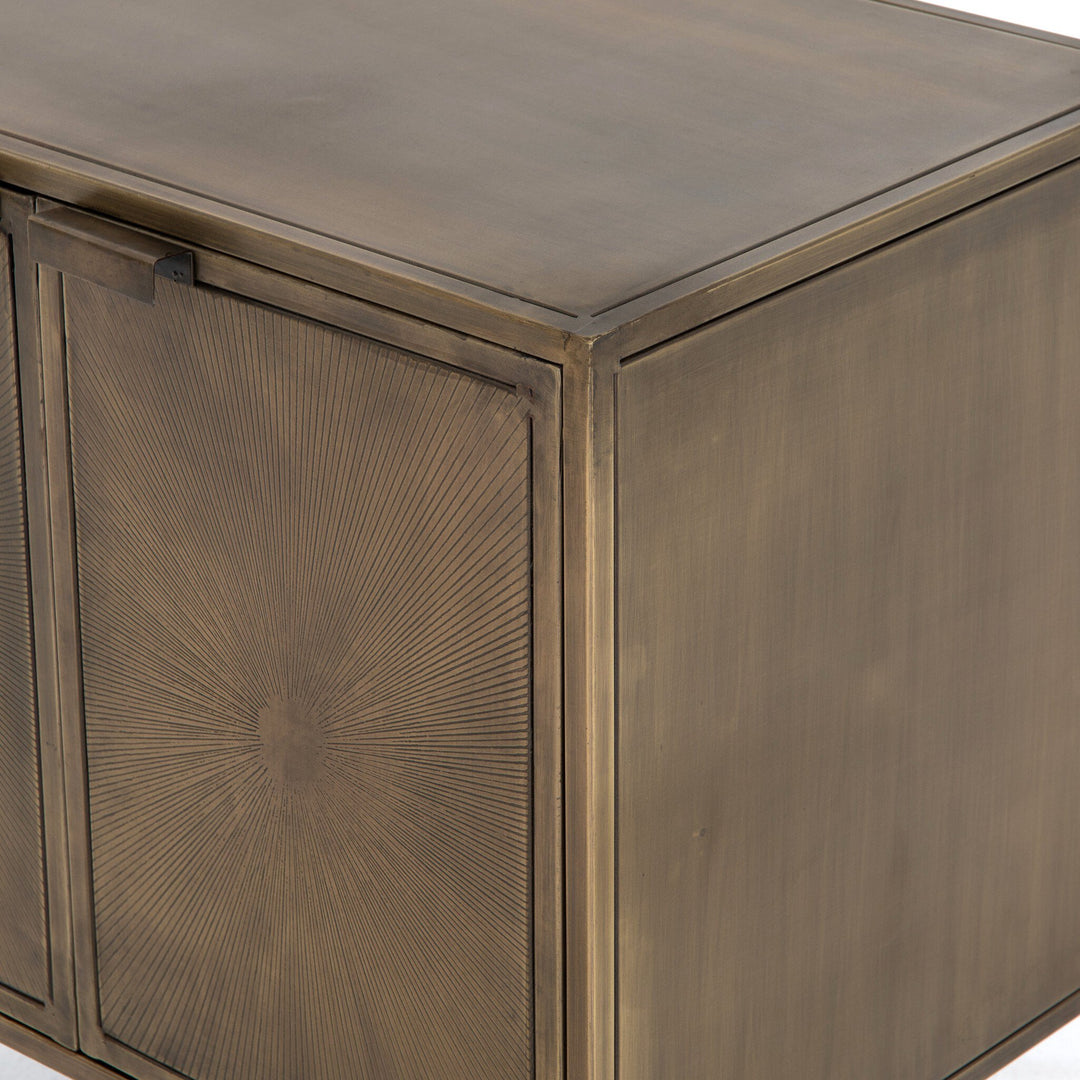 Four Hands - Sunburst Cabinet Nightstand - IELE-103 | American Home Furniture