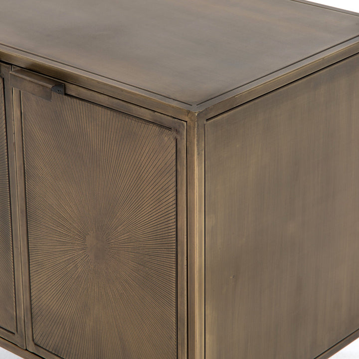 Four Hands - Sunburst Cabinet Nightstand - IELE-103 | American Home Furniture