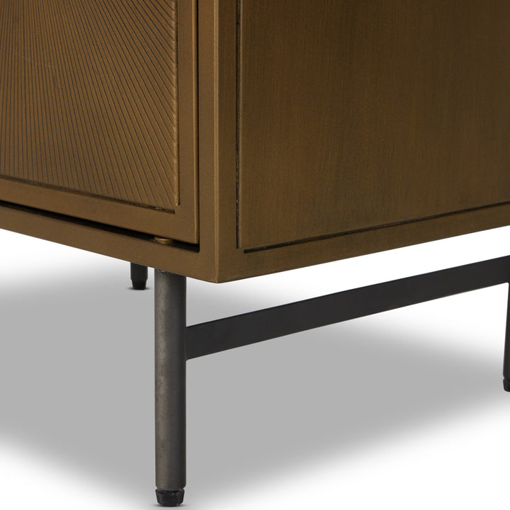 Four Hands - Sunburst Cabinet Nightstand - IELE-103 | American Home Furniture