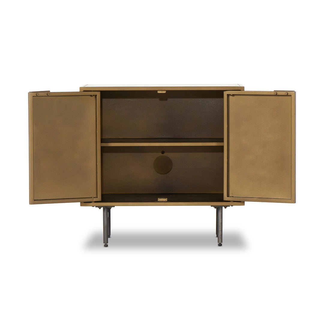 Four Hands - Sunburst Cabinet Nightstand - IELE-103 | American Home Furniture