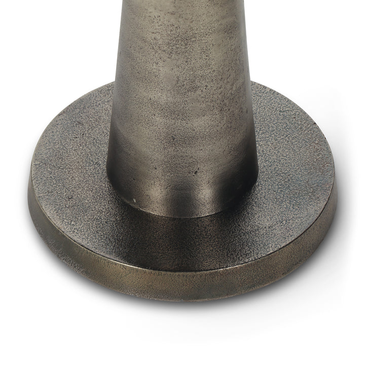 Clark End Table - Antique Nickel
