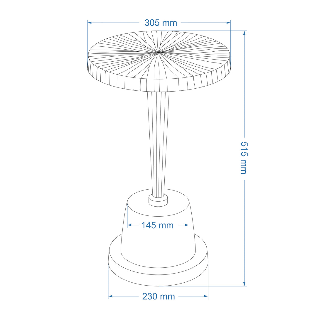 Ines End Table — line