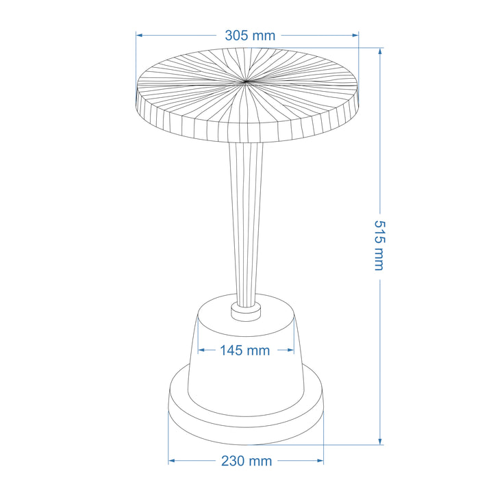 Ines End Table — line