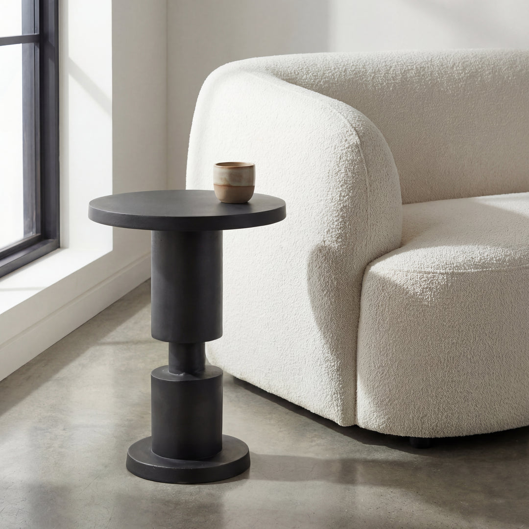 Liam End Table - Forged Black