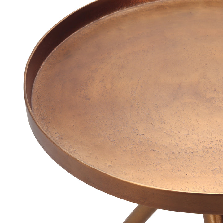 Meret End Table - Antique Brass