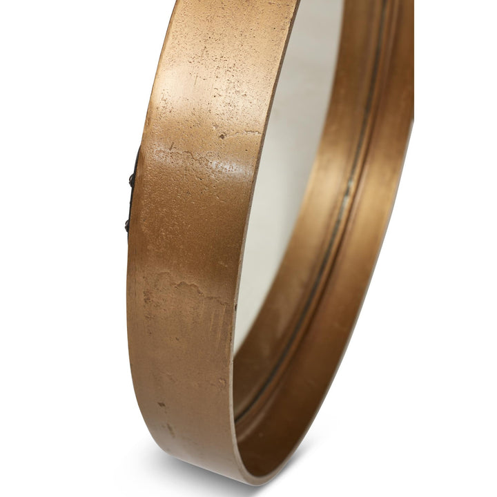 Elements - Samar Round Mirror - 23"Dia. - AmericanHomeFurniture