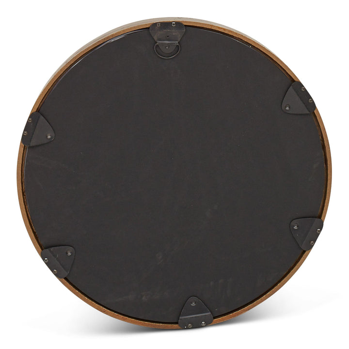 Elements - Samar Round Mirror - 23"Dia. - AmericanHomeFurniture