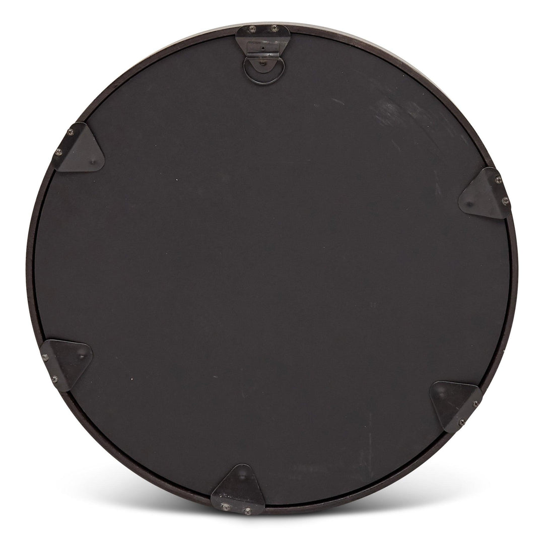 Elements - Samar Round Mirror - 23"Dia. - AmericanHomeFurniture