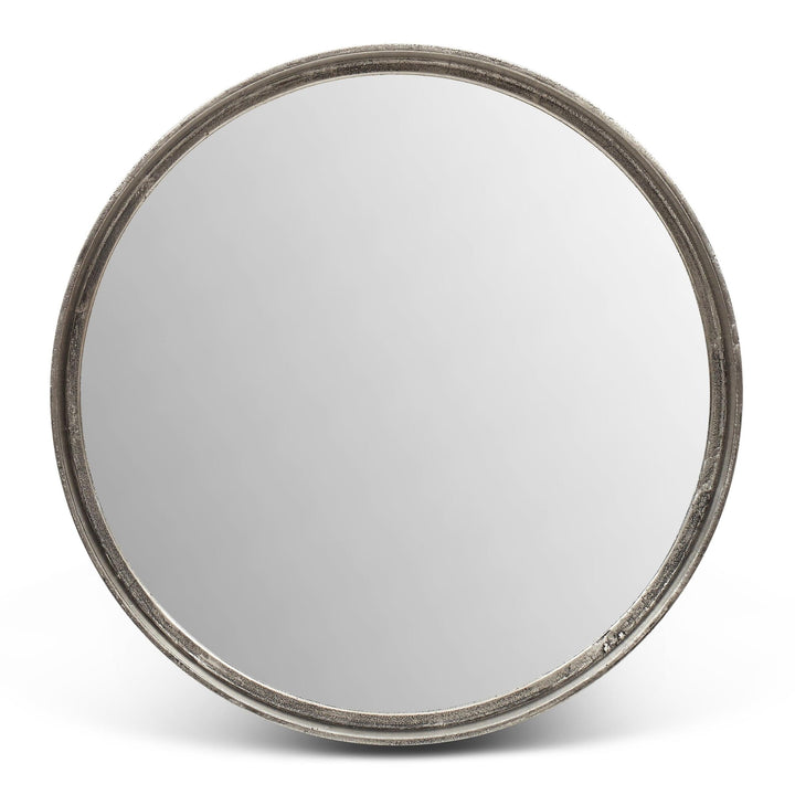 Elements - Samar Round Mirror - 23"Dia. - AmericanHomeFurniture