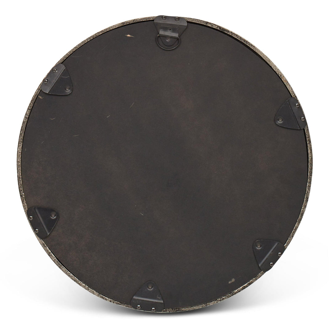 Elements - Samar Round Mirror - 23"Dia. - AmericanHomeFurniture