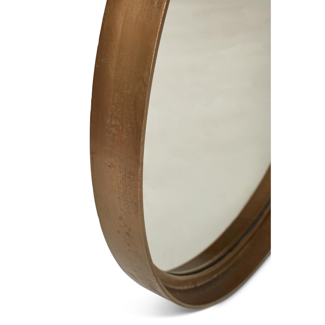 Elements - Samar Round Mirror - 39"Dia. - AmericanHomeFurniture