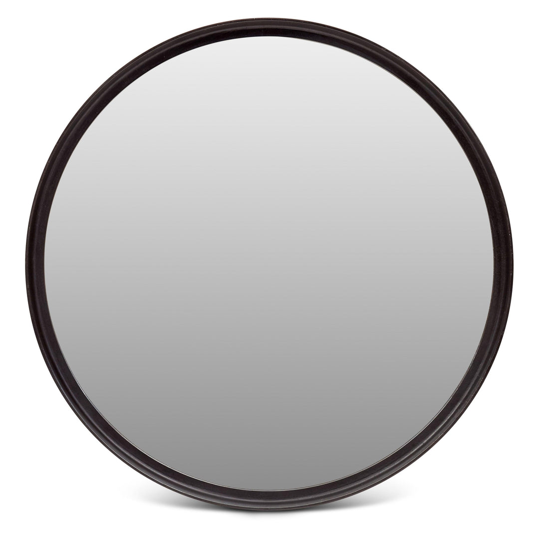 Elements - Samar Round Mirror - 39"Dia. - AmericanHomeFurniture
