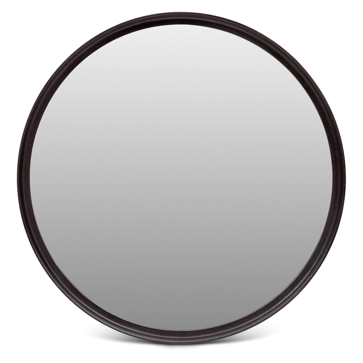 Elements - Samar Round Mirror - 39"Dia. - AmericanHomeFurniture