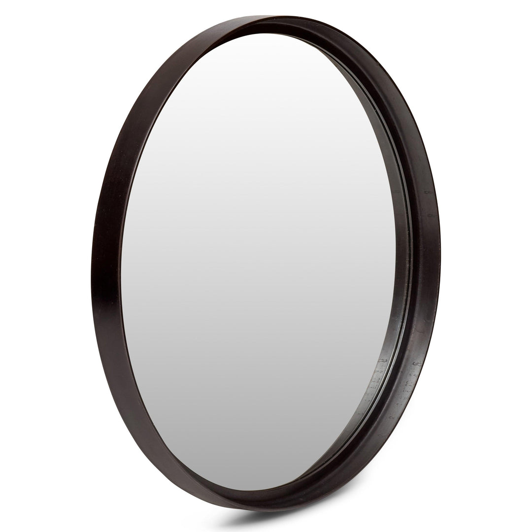 Elements - Samar Round Mirror - 39"Dia. - AmericanHomeFurniture