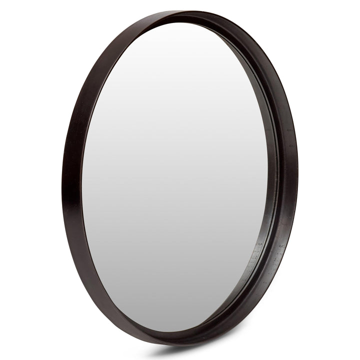 Elements - Samar Round Mirror - 39"Dia. - AmericanHomeFurniture