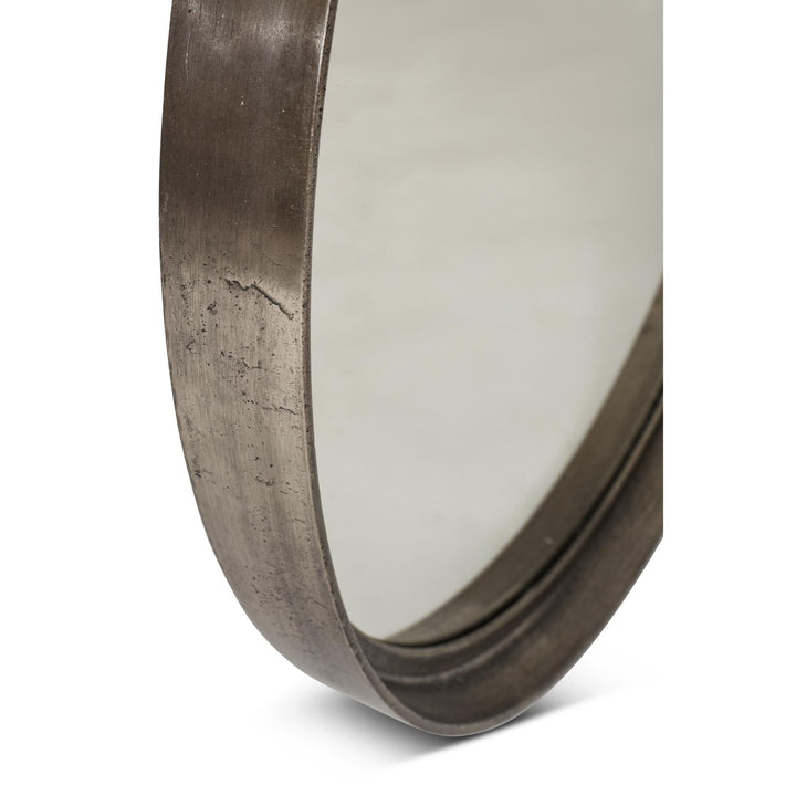 Elements - Samar Round Mirror - 39"Dia. - AmericanHomeFurniture