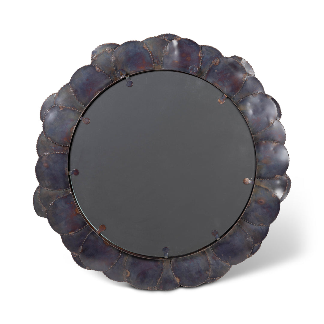 Suri Round Mirror - Cobalt Blue