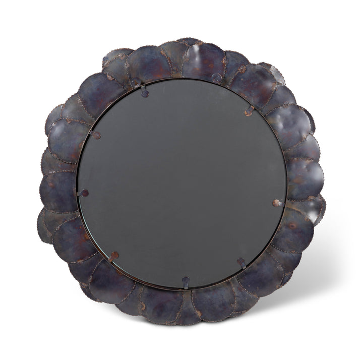 Suri Round Mirror - Cobalt Blue