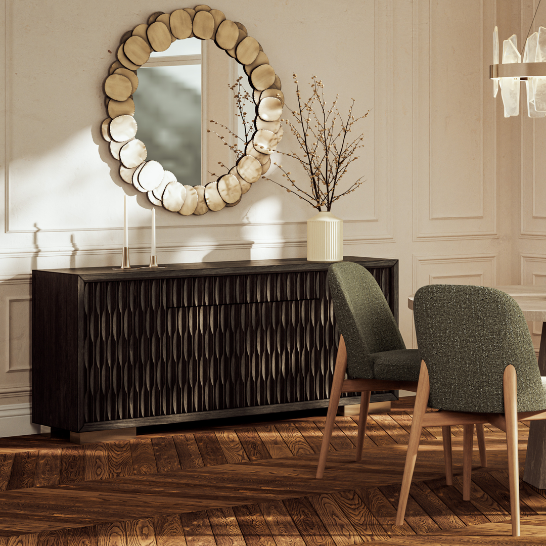 Suri Round Mirror