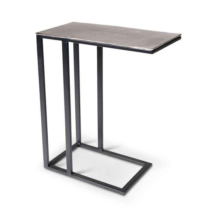Tanu C-Table End Table - Vintage Silver