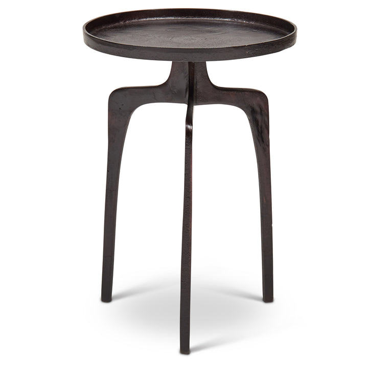 Vinya End Table - Forged Black