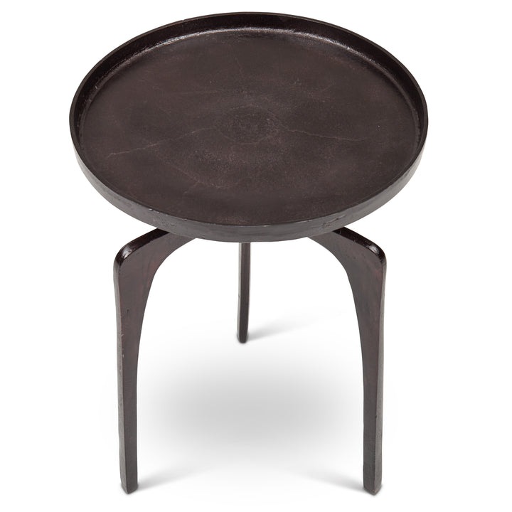 Vinya End Table - Forged Black