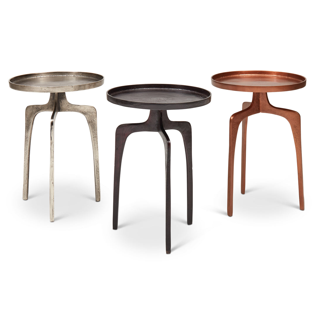 Vinya End Table - Forged Black