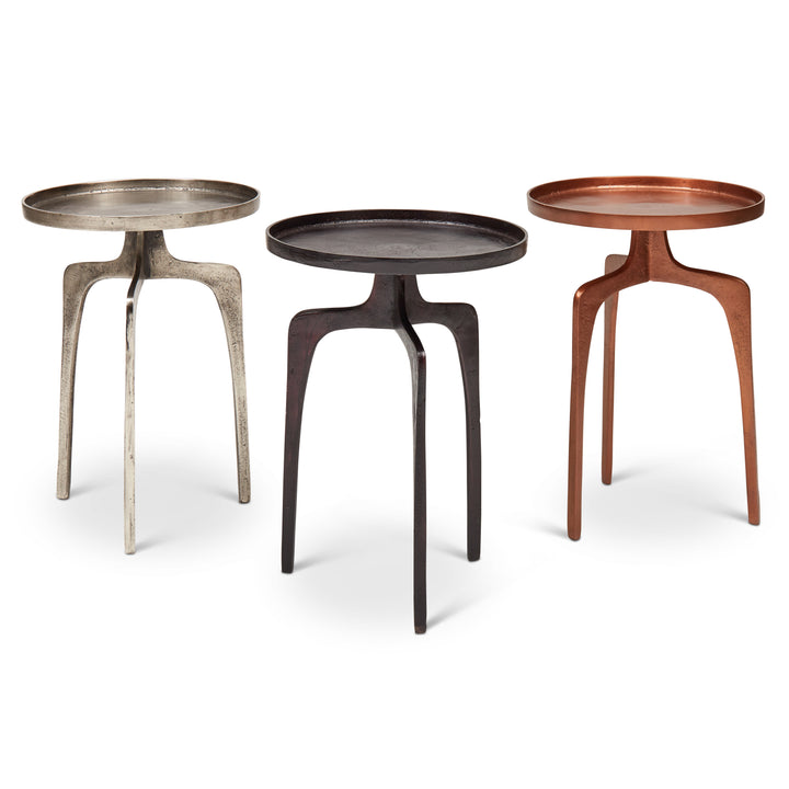 Vinya End Table - Forged Black