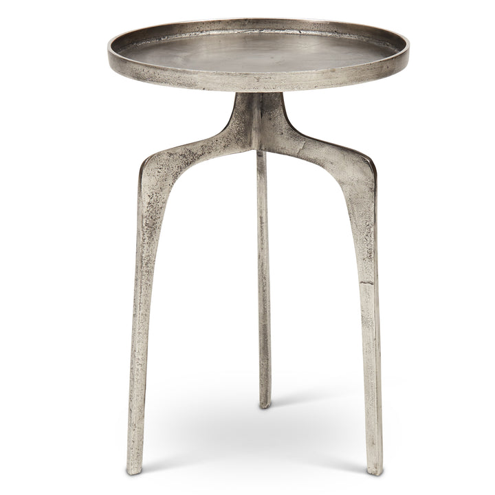 Vinya End Table - Vintage Silver