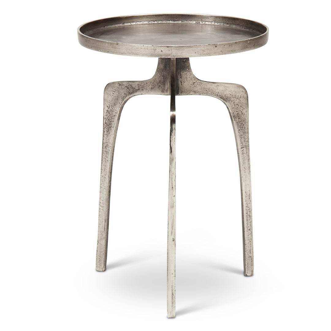 Vinya End Table - Vintage Silver