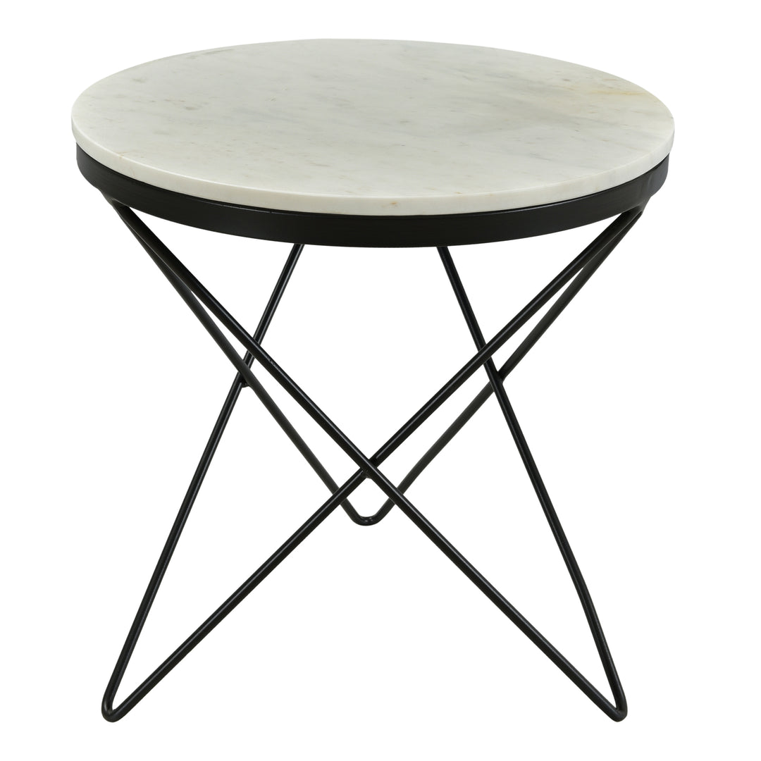 Moe's Home Collection - Haley Side Table Black Base - IK-1001-02 | American Home Furniture
