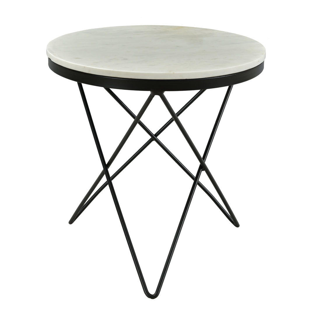 Moe's Home Collection - Haley Side Table Black Base - IK-1001-02 | American Home Furniture