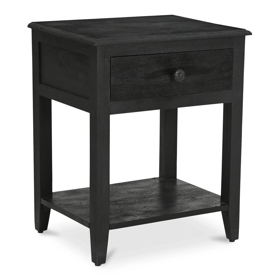 Corrine Nightstand Antique Black - AmericanHomeFurniture