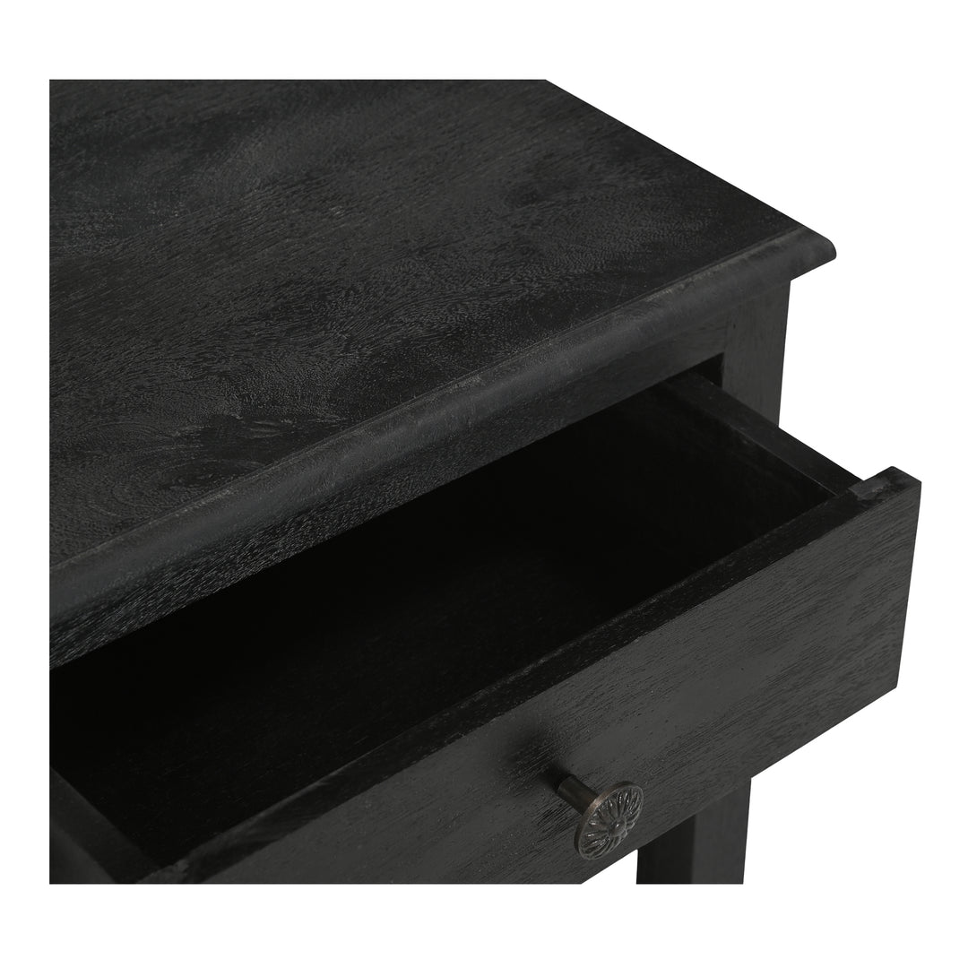 Moe's Home Collection - Corrine Nightstand Antique Black - IK-1037-02 | American Home Furniture