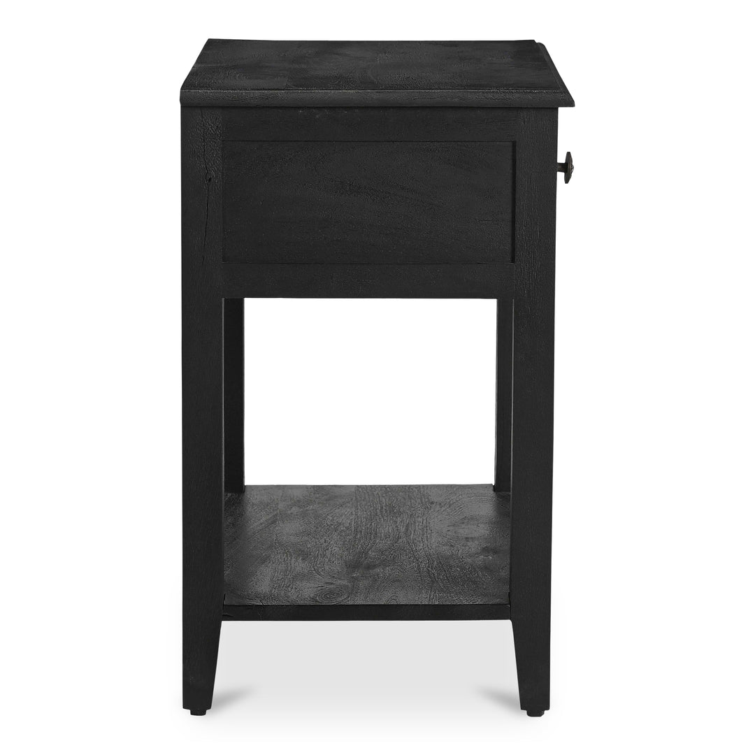 Moe's Home Collection - Corrine Nightstand Antique Black - IK-1037-02 | American Home Furniture