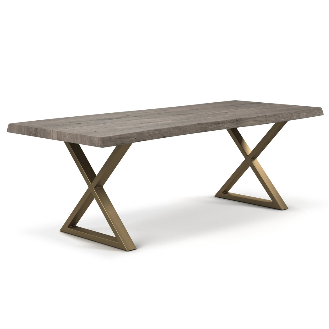 Brooks - Dining Table - X Base - AmericanHomeFurniture
