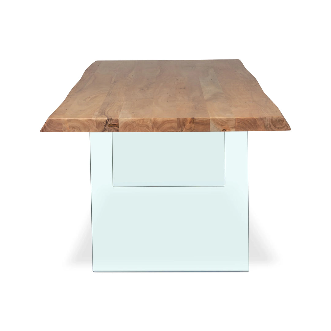 Brooks - Dining Table - Glass Base - AmericanHomeFurniture