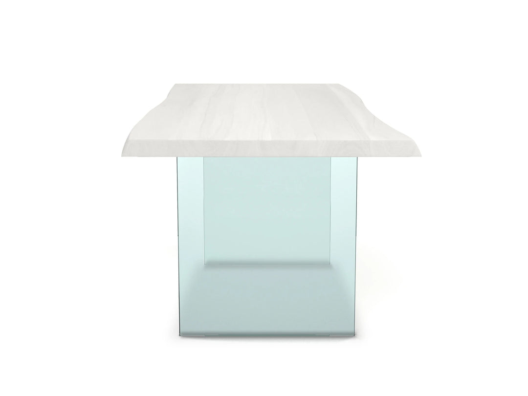 Brooks - Dining Table - Glass Base - AmericanHomeFurniture